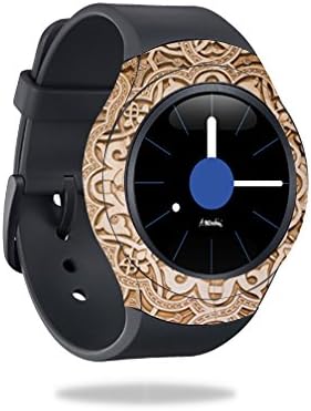 Moidyskins кожата компатибилна со Samsung Gear S2 Smart Watch Cover Shap налепници кожи врежани