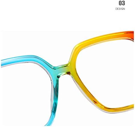 Вилохра Стилски Преголеми Квадратни Сини Светлосни Очила За Блокирање Компјутерски Игри Очила За Жени