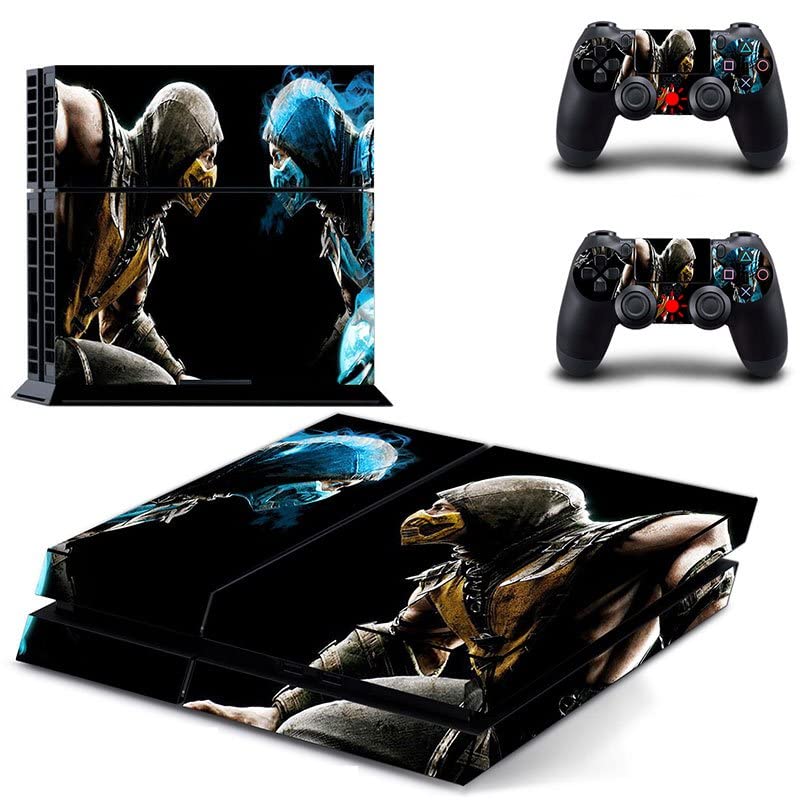 За PS4 Нормално - Игра Нинџа Мортал Најдобра војна Комбат X PS4 или PS5 налепница за кожа за PlayStation