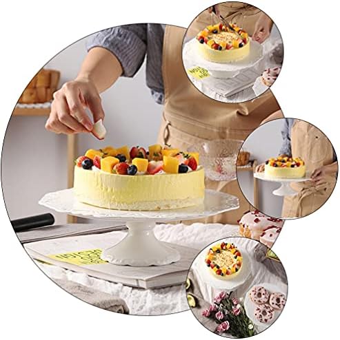 Десерт Штанд 10 Инчи Керамички Торта Штанд Десерт Плочи Храна Сервер За Прикажување Послужавник За Пециво