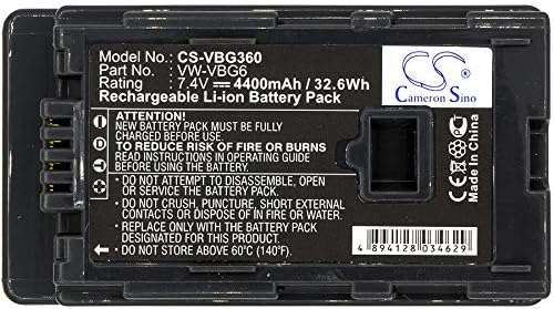 Estry 4400mAh Battery Replacement for HDC-SD7 PV-GS90 HDC-HS20 HDC-SD700 HDC-TM300 HDC-SD20 HDC-SD9GK
