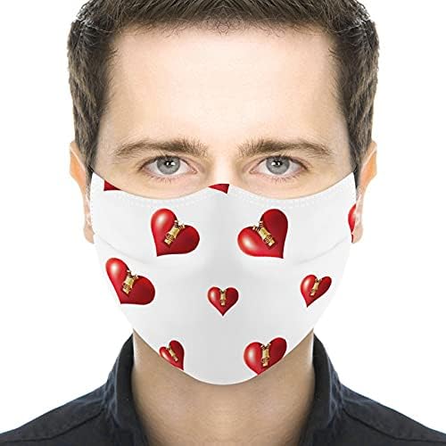 Моден безбедносна облека за Повеќекратна Употреба маски За перење Прашина Навлаки За Уста Печатење Црвено Скршено