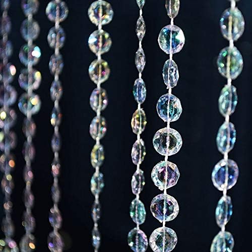 Sky Candybar 99ft DIY Garland Diamond Acrylic Crystal Crystal Bids Strand Shimmer свадбени украси Партија Декорација