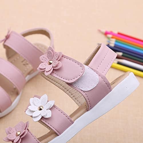 Летни деца деца сандали цветни големи девојки рамни принцези чевли кои не се лизгаат бебе момчиња чевли од плажа сандали
