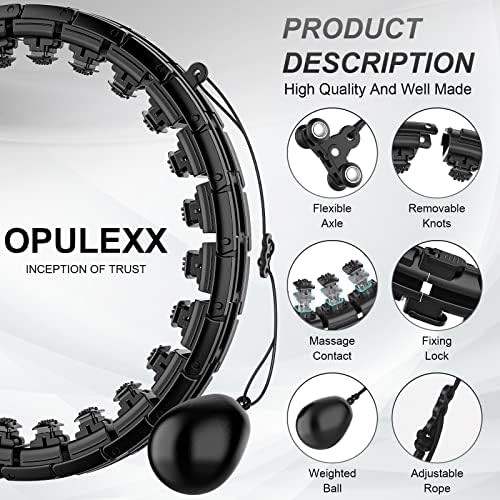 Паметна пондерирана форма за вклопување за губење на тежината, Opulexx 24 делови што може да се одвојат, 2