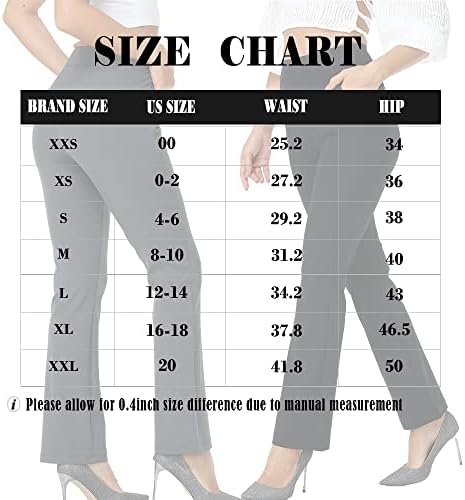 Агенлулу со високи половини панталони за жени - 4 пат се протегаат удобно не гледајте преку панталони