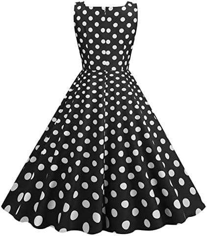 Летни фустани на Gdjgta за жени 2023 обични кратки ракави од 1950 -тите години на домашна забава за домашна забава