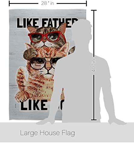 Анџелено наследство како татко син Хаус знаме 2 парчиња пакувања мачки маче меу расипано шепа крзно миленичиња природа