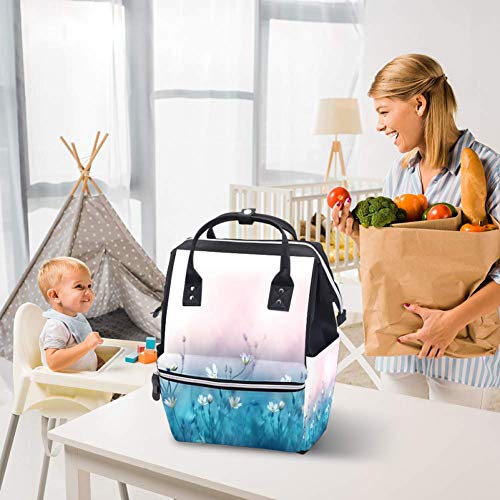 Мали Торби За Торби Со Пелени Од Бел Цвет Мумија Ранец Торба За Пелени Торба За Нега На Бебиња