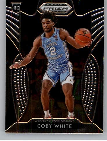 2019-20 PANINI PRIZM DRAFT 8 COBY WHITE RC ROCIE NORTION CAROLINA TAR HEELS COSTERATLE CASTERCHING CASTERS