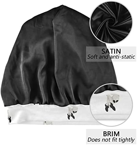 Капа за спиење Цртан филм среќен француски булдог сатен наречен памук памук слаби череп капа за череп капа
