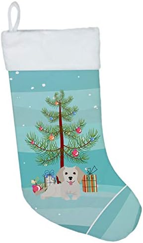 Богатства на Каролина CK3510CS мало грчко домашно куче Кокони 2 Божиќно дрво Божиќно порибување, камин виси чорапи Божиќна