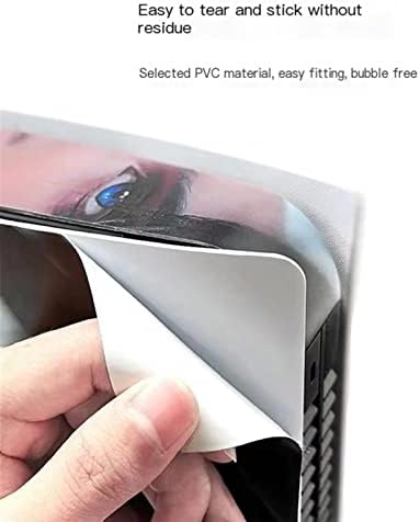 FXCON аниме за PS5 Digital Edition Skin за конзола и контролори Винил налепница Трајни, отпорни на гребење, компатибилен