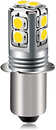 Ruiandsion Надградба LED Фенерче Сијалица 6-40 Волти P13, 5S База LED Сијалица Бела 6V 9V 12V 18V 19.2